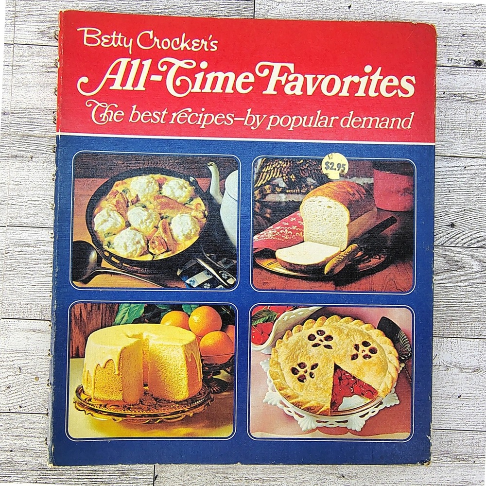 Betty Crockers All Time Favorites Cookbook 1971 1st Print Wire Spiral VERY GOOD‎
